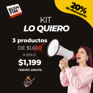 ¡KIT LO QUIERO! Llévate 3 Productos x solo $1,199